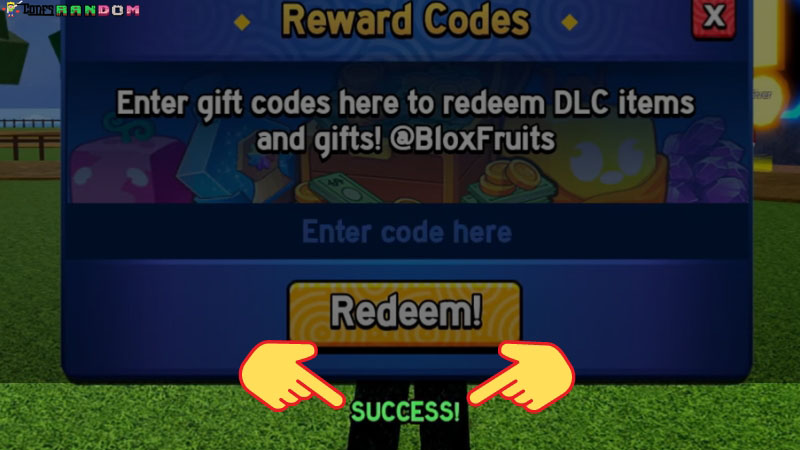 nhap code blox fruit moi nhat success